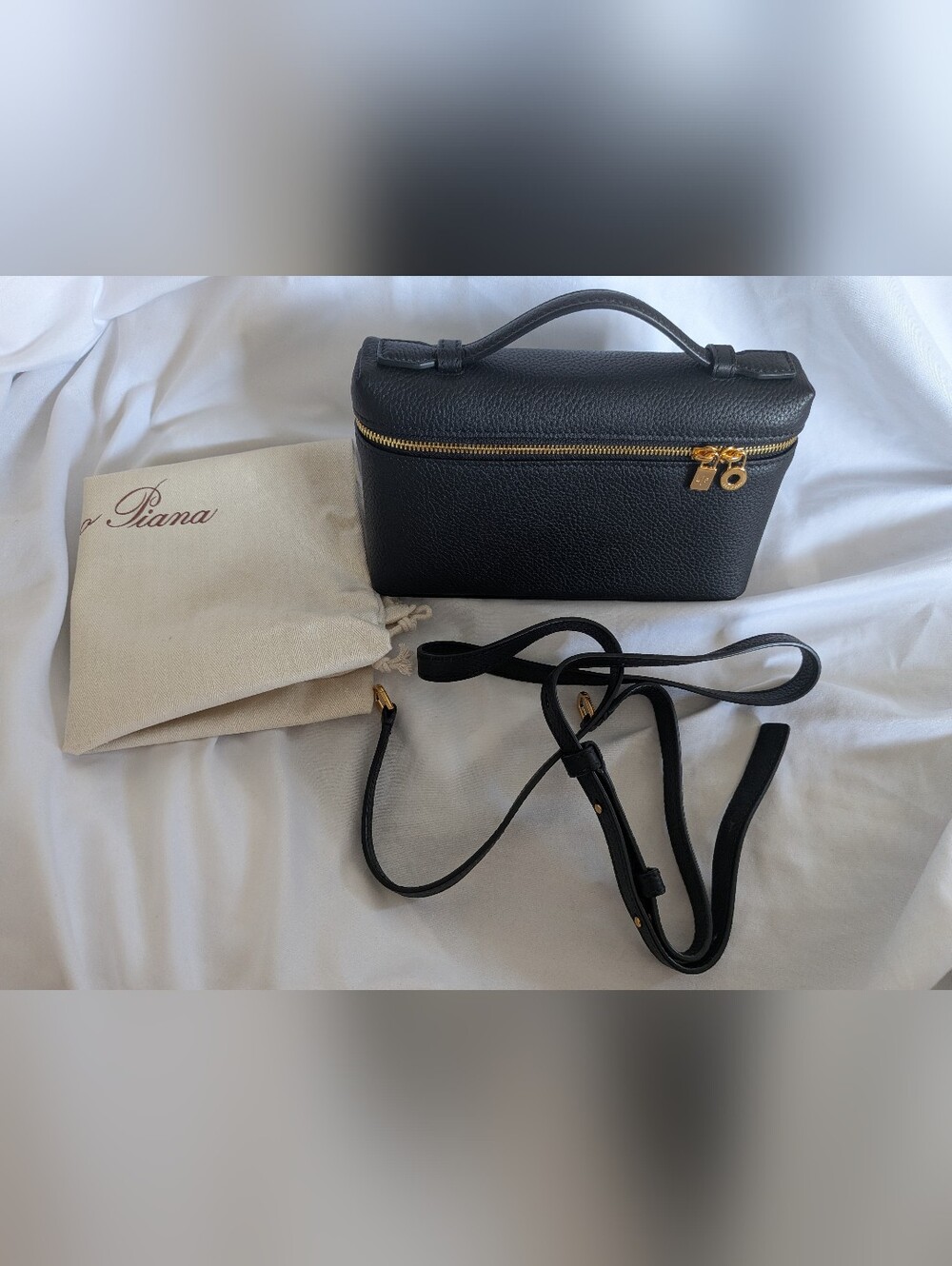 Authentic Loro Piana L19 Black GHW